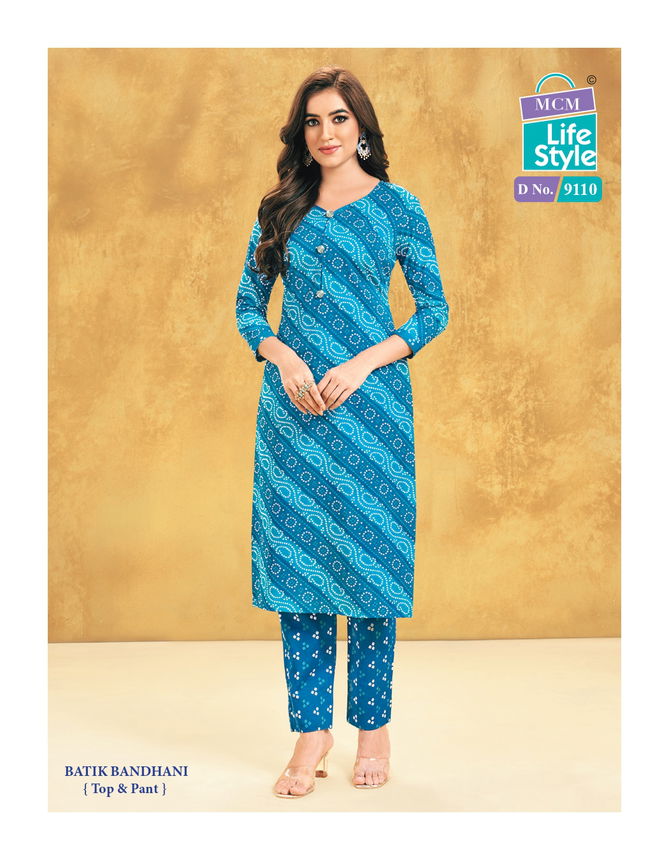 Priyatama Bandhej Vol 1 By Mcm Printed Cotton Kurti With Bottom Wholesale Price In Surat